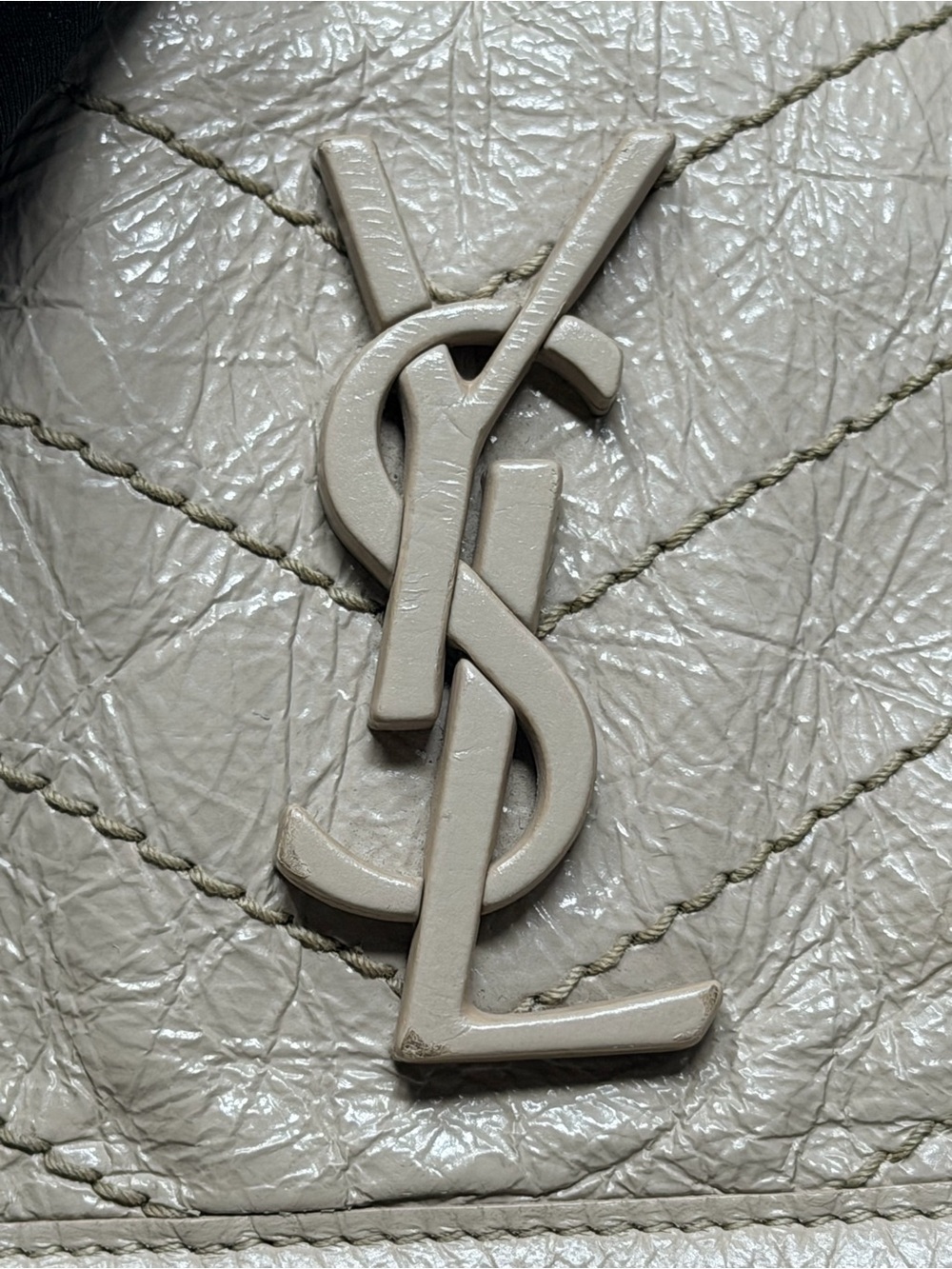 ❌SOLD❌ Authentic Saint Laurent Beige Medium Nikki - Picture 10 of 16